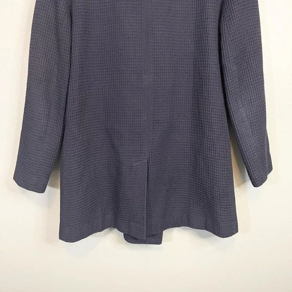 Kenneth Cole Men's Gray Double Breasted Long Sleeve Pea Coat Jacket Medium - Picture 10 of 15